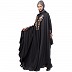 Designer Irani Kaftan with embroidery work- Dark Grey